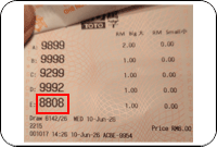 Winning Ticket Toto 4D Consolation Prize - 10 June 2026